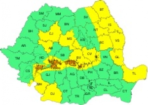 Galațiul, sub Cod galben de v&acirc;nt