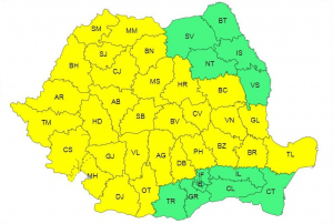 Vremea &icirc;şi face de cap. Atenţionare meteo şi pentru Galaţi