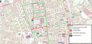 Restricţii de trafic şi trasee de transport deviate, pentru două luni