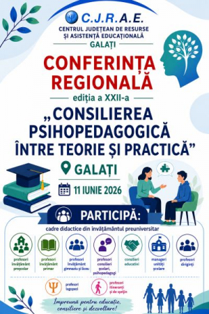 Specialiști &icirc;n psihopedagogie, psihologie și logopedie conferenţiază la Galaţi