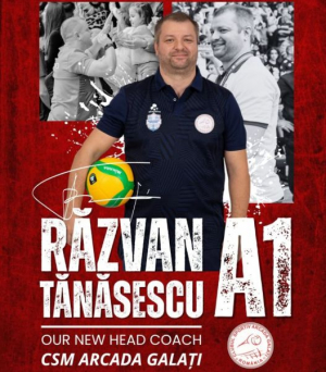 Din sportul gălățean. Cine este noul antrenor CSM Arcada