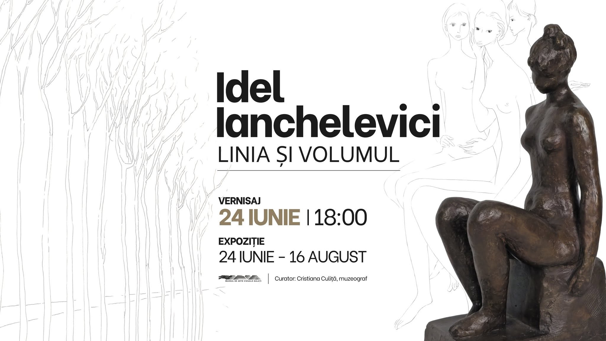 Cavaler al Artelor şi Literelor în Franţa, şi-a început drumul creator la Galaţi. „Idel Ianchelevici | Linia și volumul”