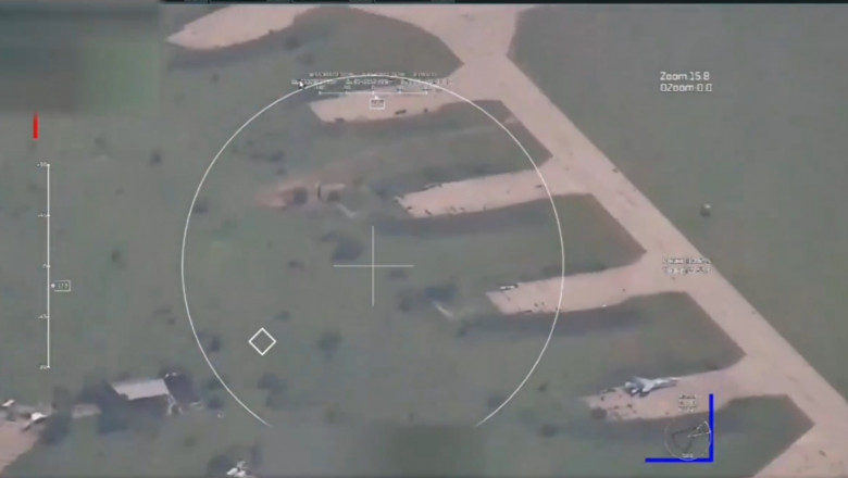 Rusia a distrus cinci avioane de luptă Su-27 ucrainene