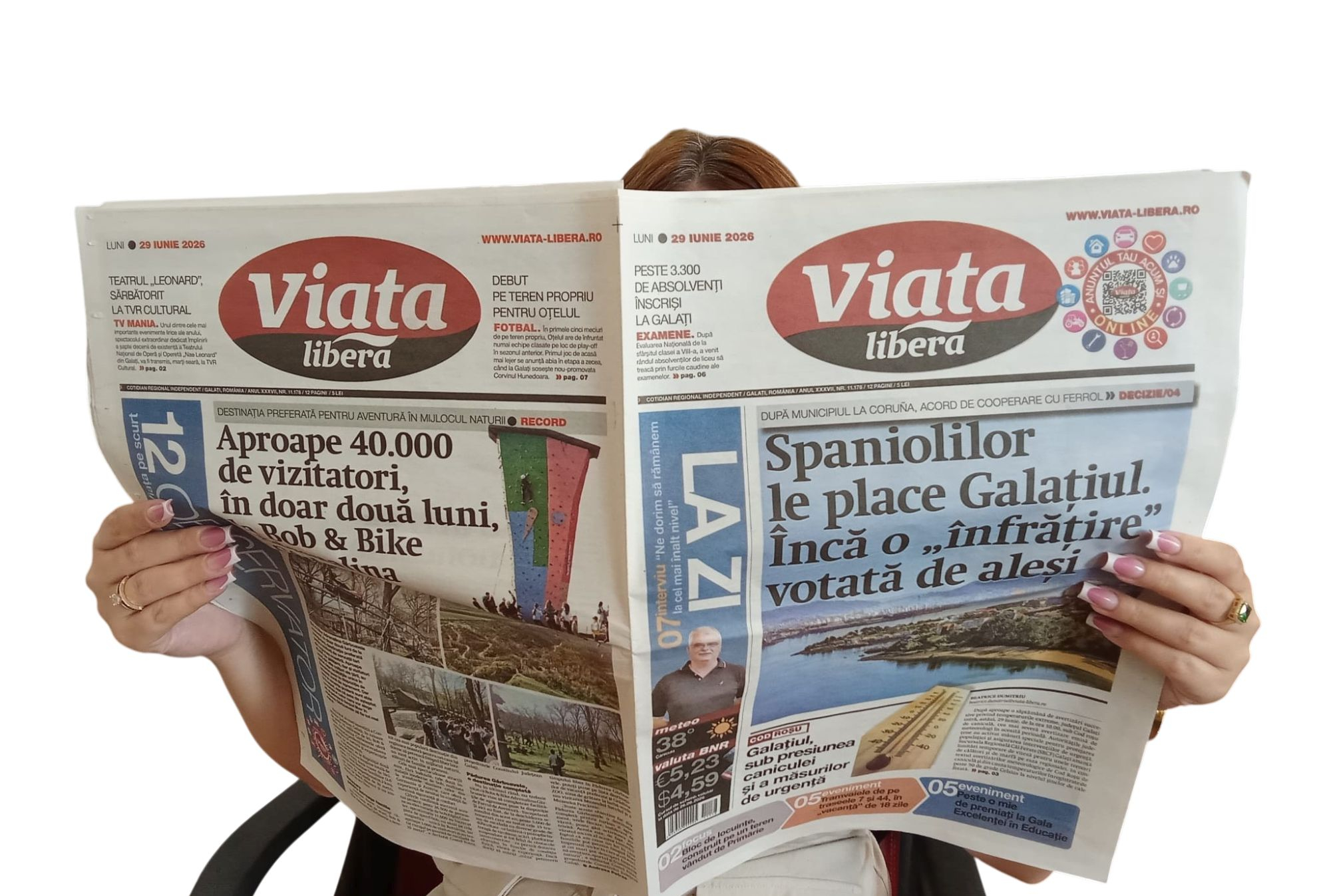 Ziarul tipărit „Viața liberă” devine săptămânal