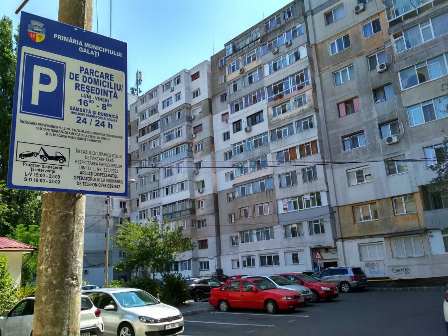 O nouă sesiune de rezervare a locurilor de parcare în cartierele Galaţiului