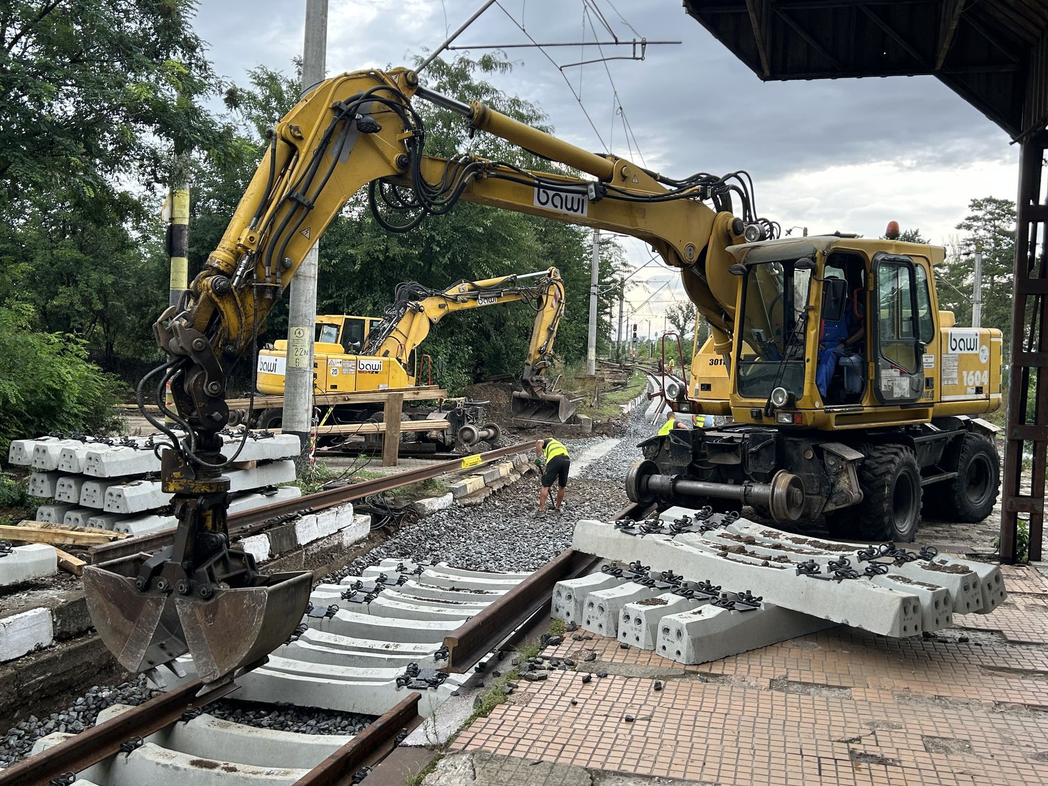 Lucrări pentru modernizarea căilor ferate de pe raza Regionalei Galați