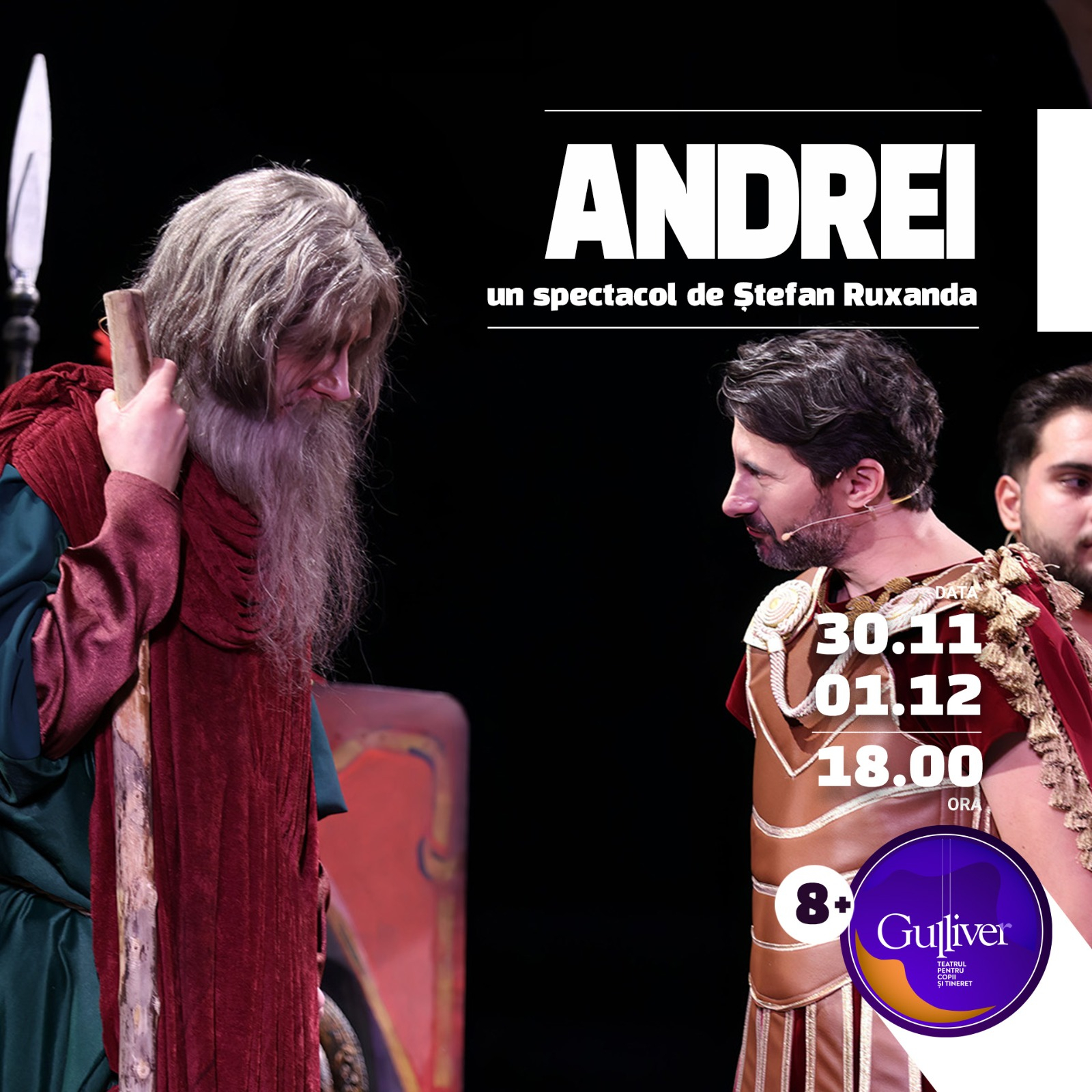„Andrei“ spectacol-eveniment dedicat ocrotitorului orașului Galați