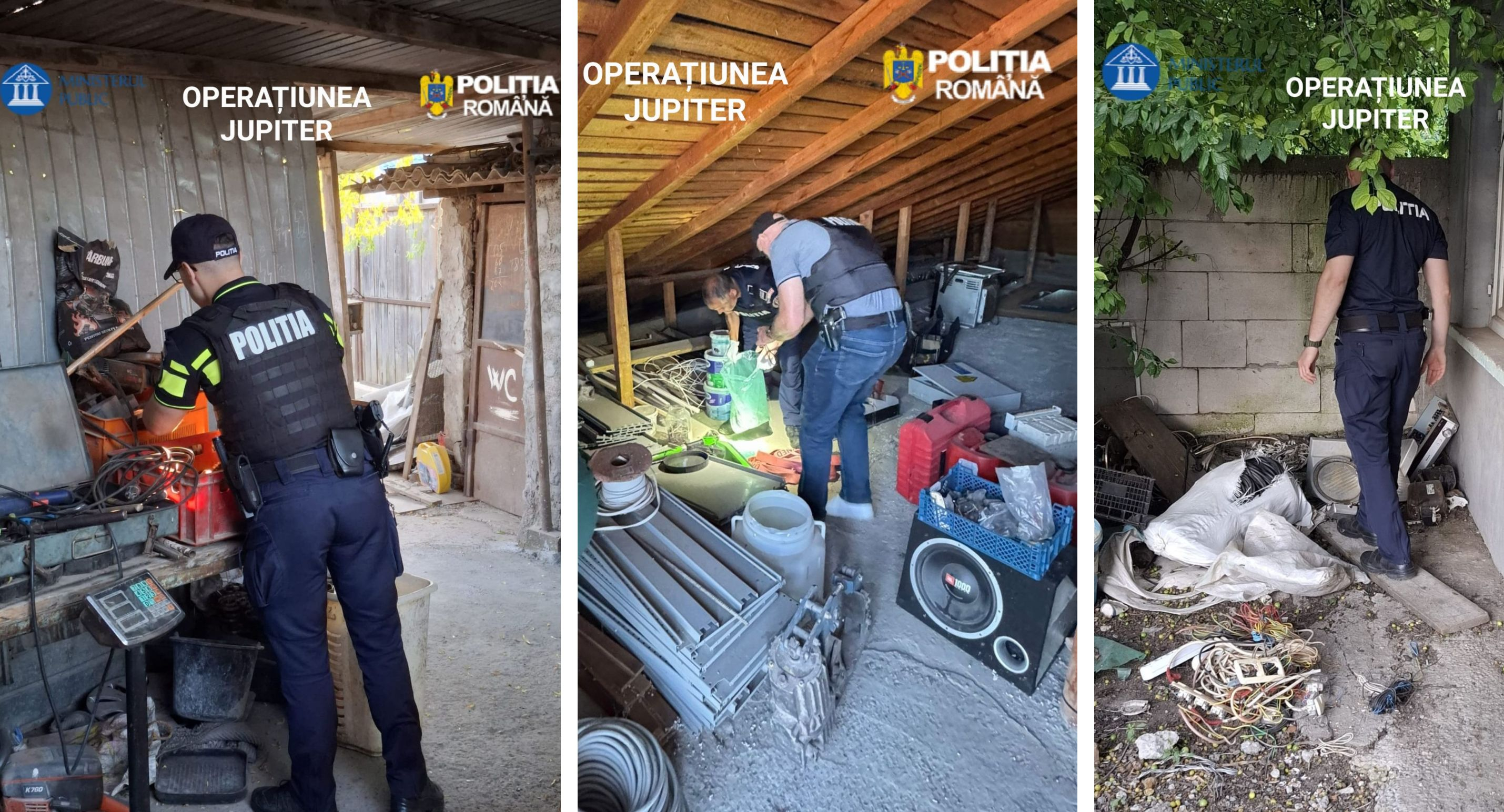 Percheziții domiciliare în Galați și Brăila, într-un dosar de furt calificat. Operaţiunea „JUPITER”