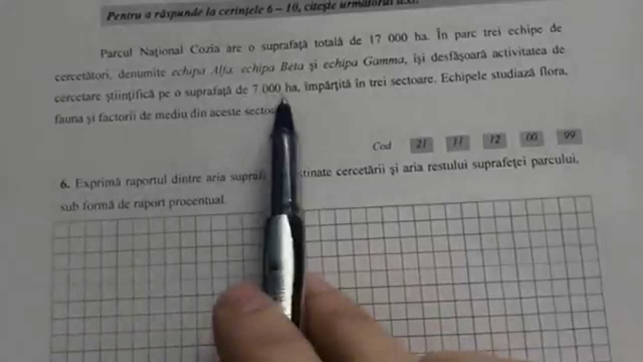 Evaluare Națională cu cântec, la clasa a VI-a