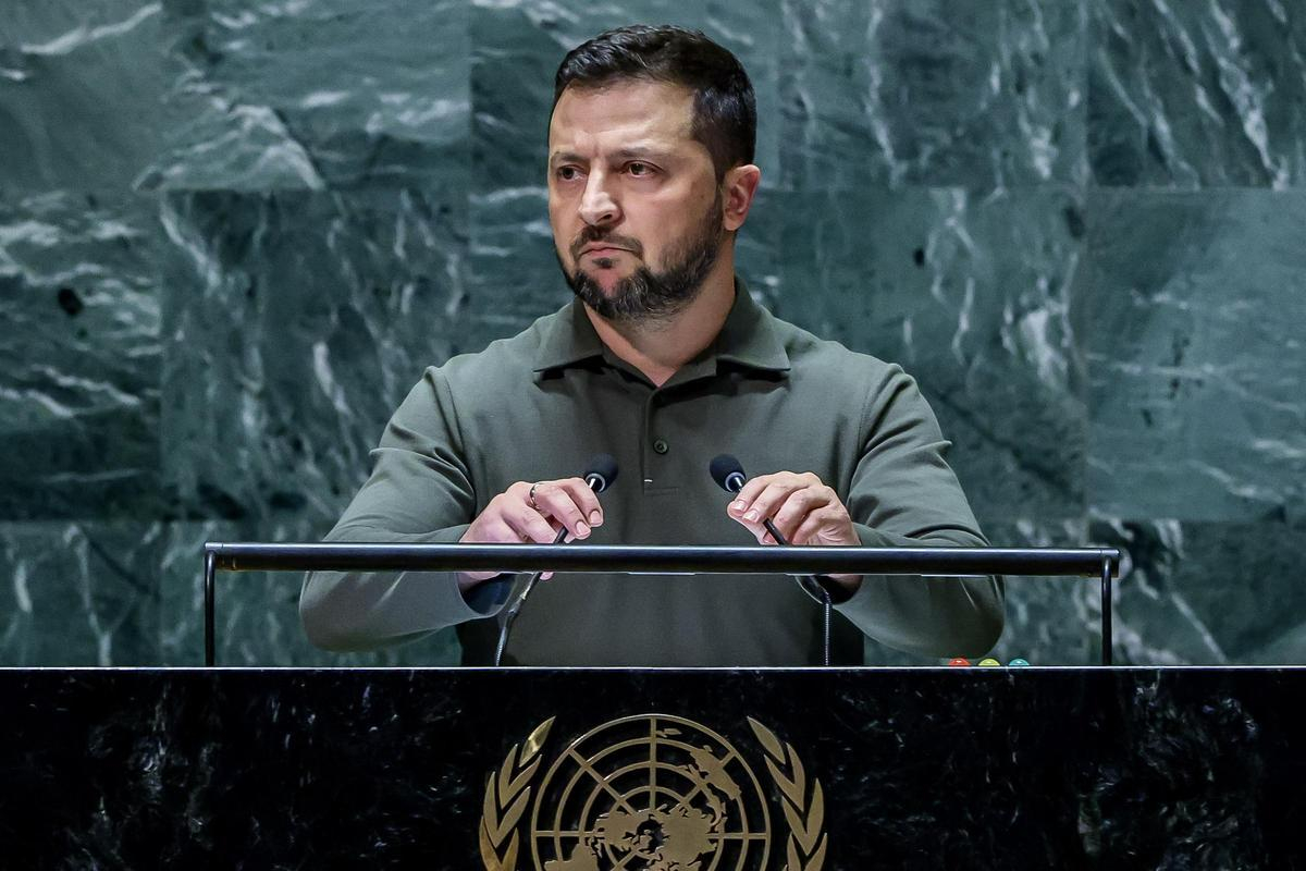 Zelenski a prezentat la ONU planul de pace