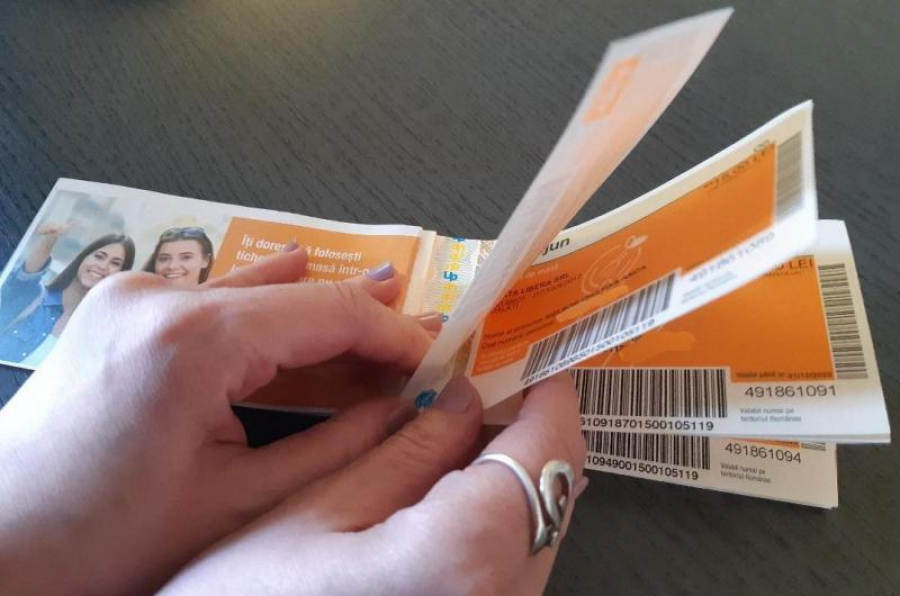Tichetele de masă, înghețate la 30 de lei