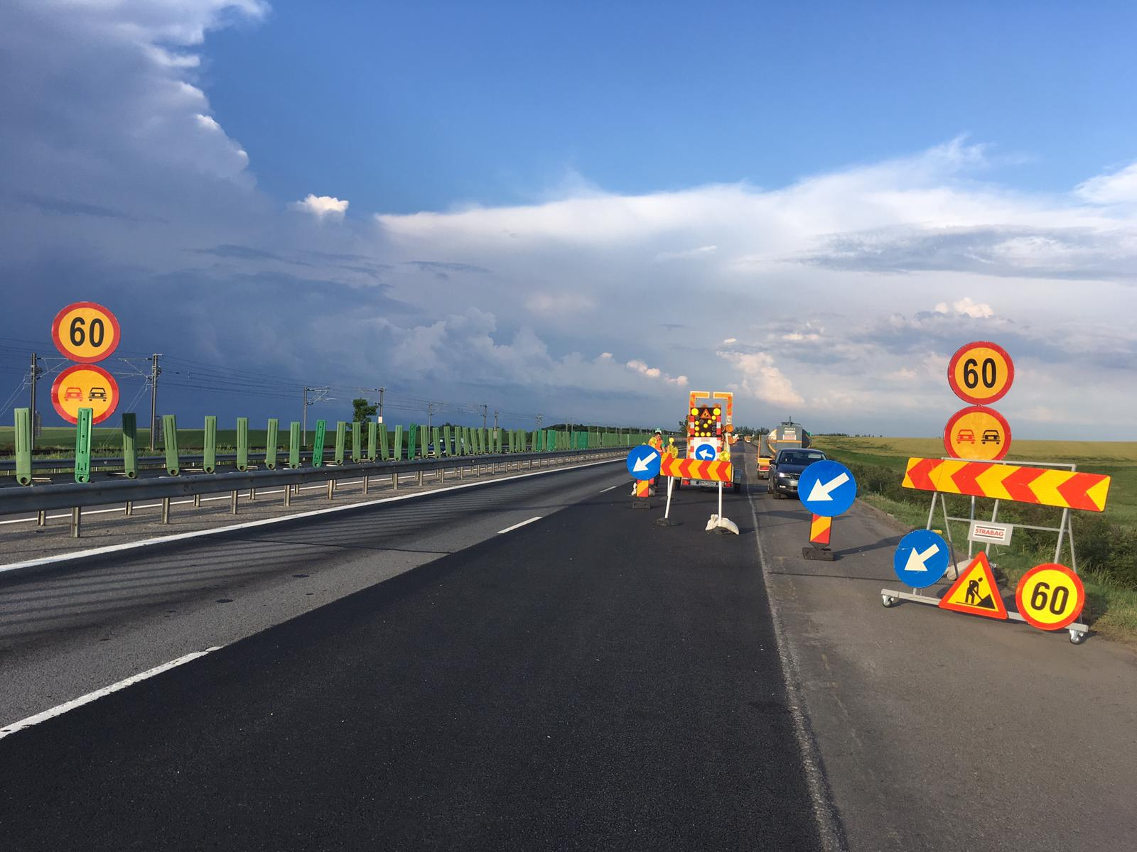 Circulația pe o porțiune din A2, închisă temporar