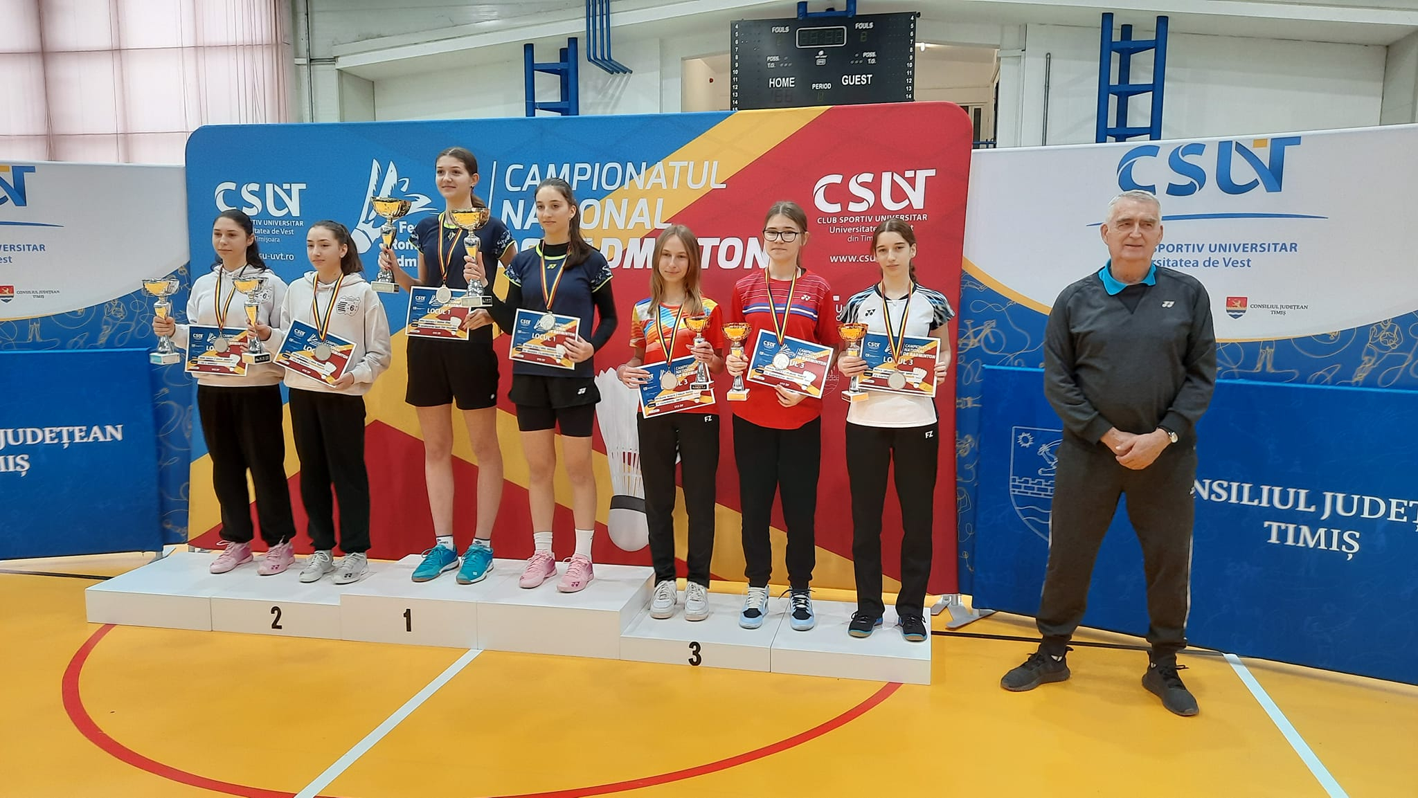 BADMINTON. Medalii gălăţene la cadeți și juniori