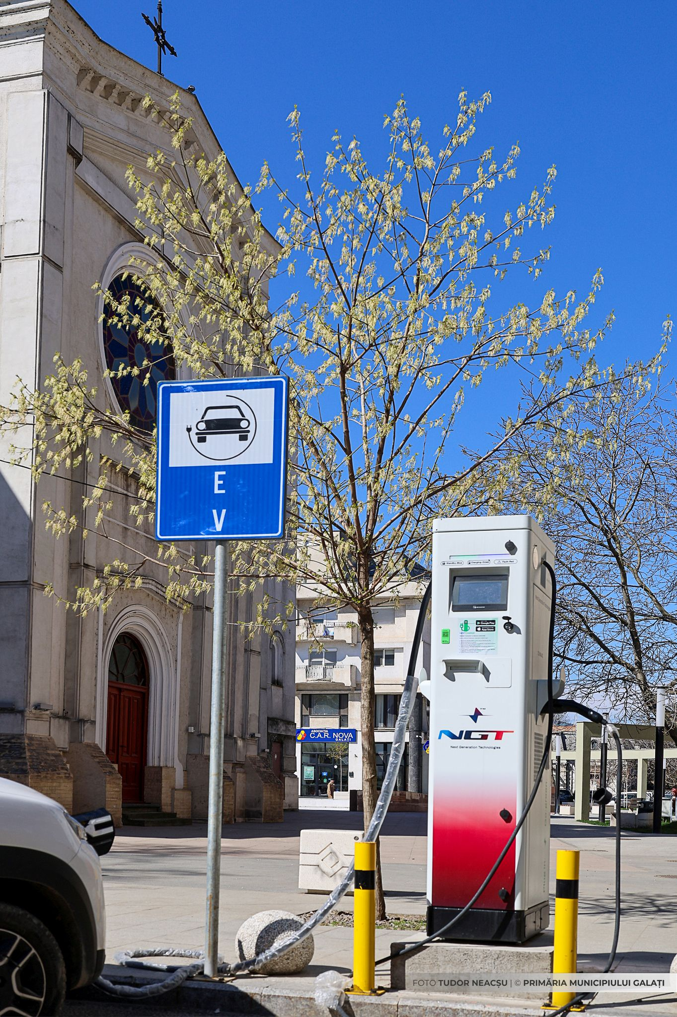 Galațiul ajunge la 67 de stații de încărcare pentru mașini electrice