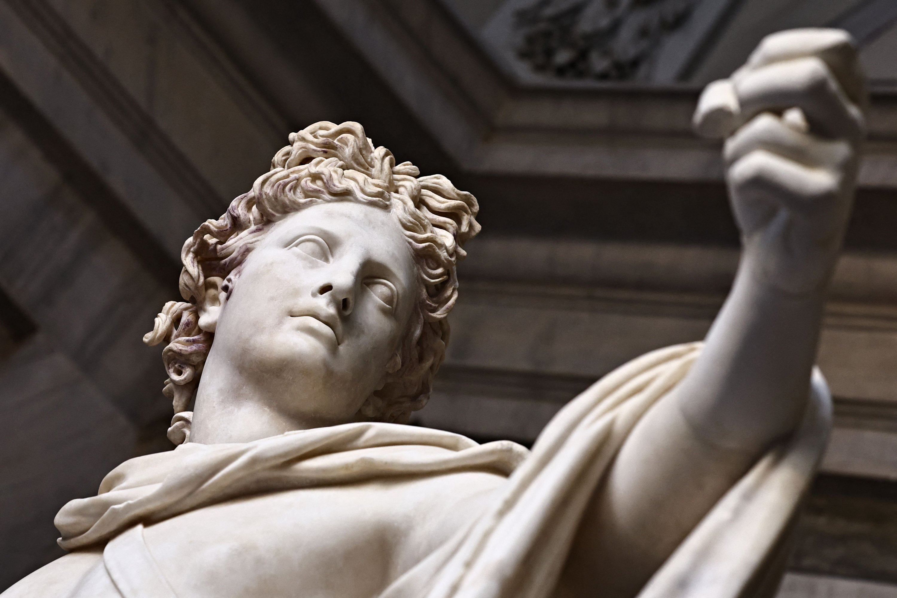 Statuia lui Apollo, prezentată după restaurare