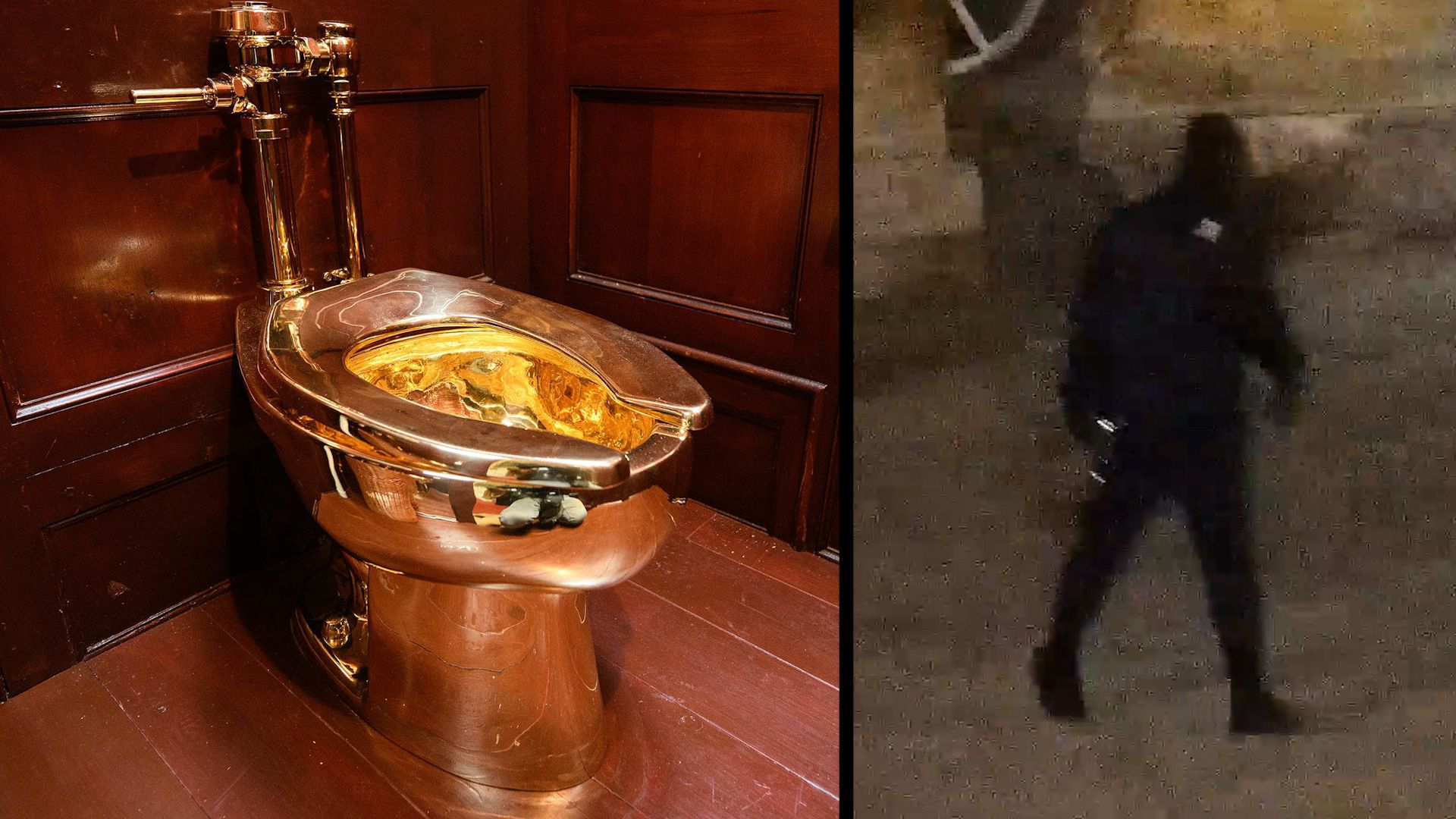Închisoare cu suspendare, după furtul unei toalete de aur