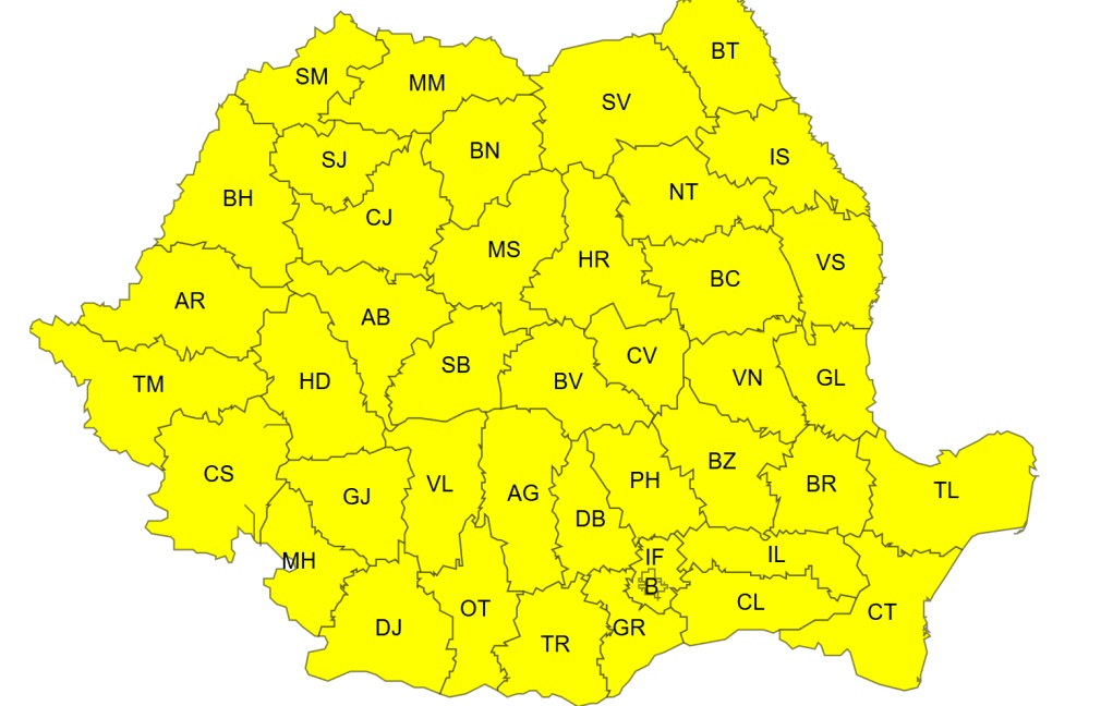 Urmează cea mai rece noapte de la începutul iernii