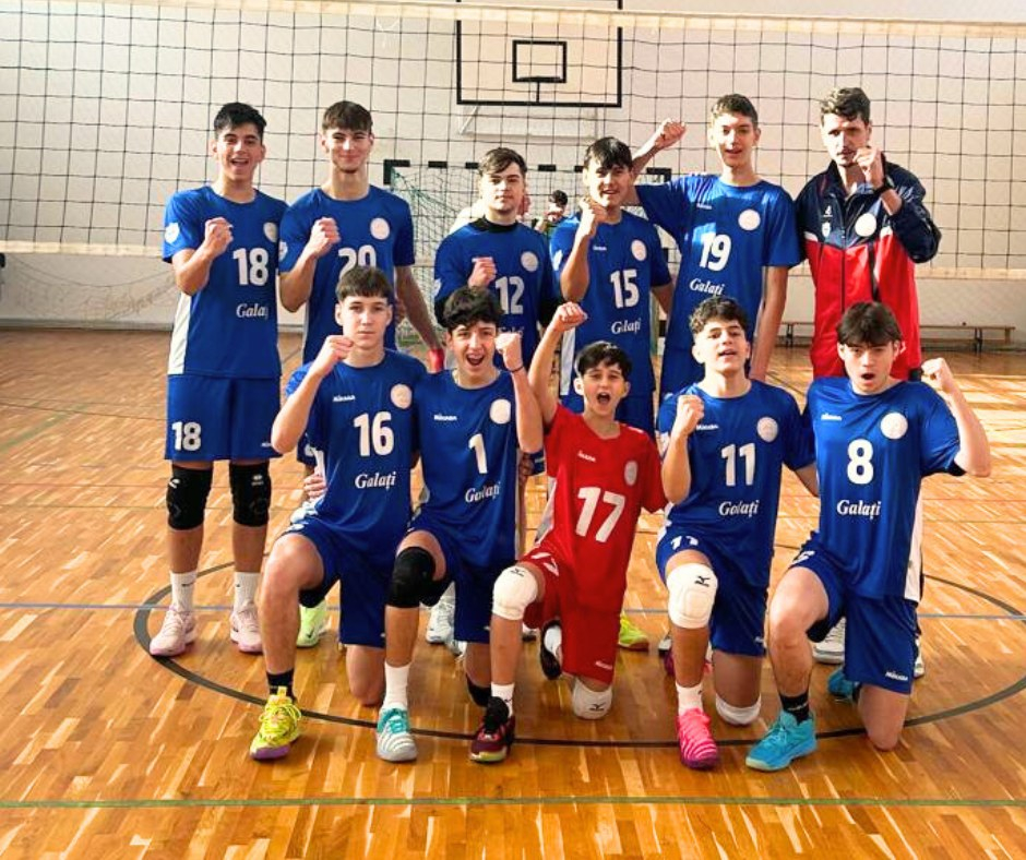 Juniorii CSM Arcada, al treilea turneu. Din sportul gălățean