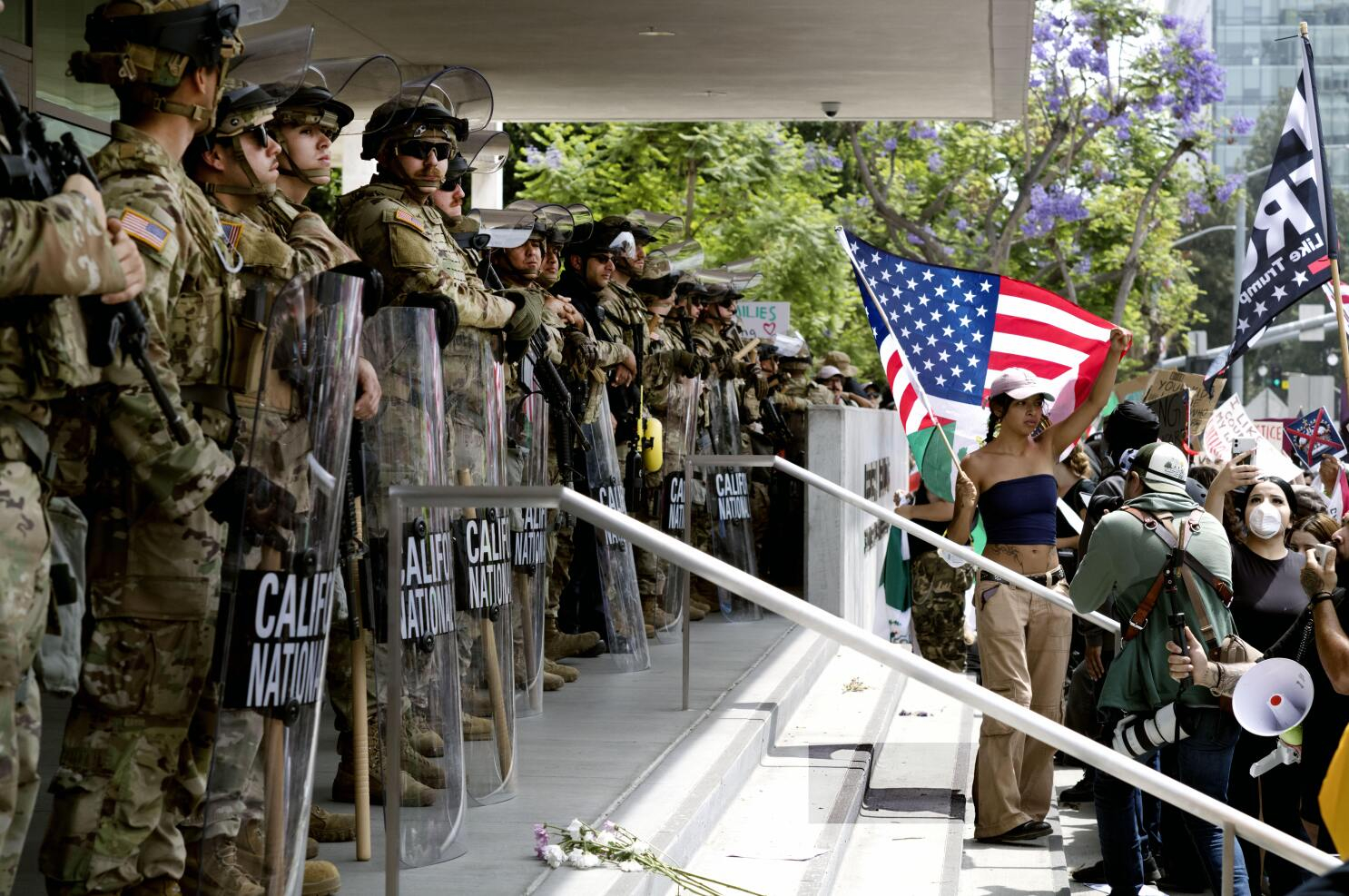 Pușcașii marini, retrași din Los Angeles