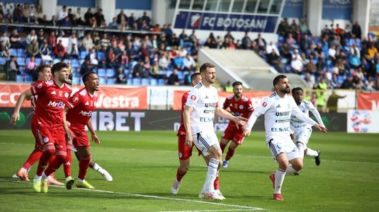 La capătul unui joc superior față de adversar, Oțelul regretă golul încasat pe final la Botoșani