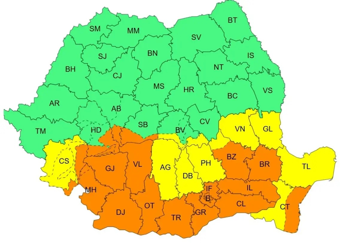 Vreme extrem de rece și fenomene meteo periculoase, în următoarele zile