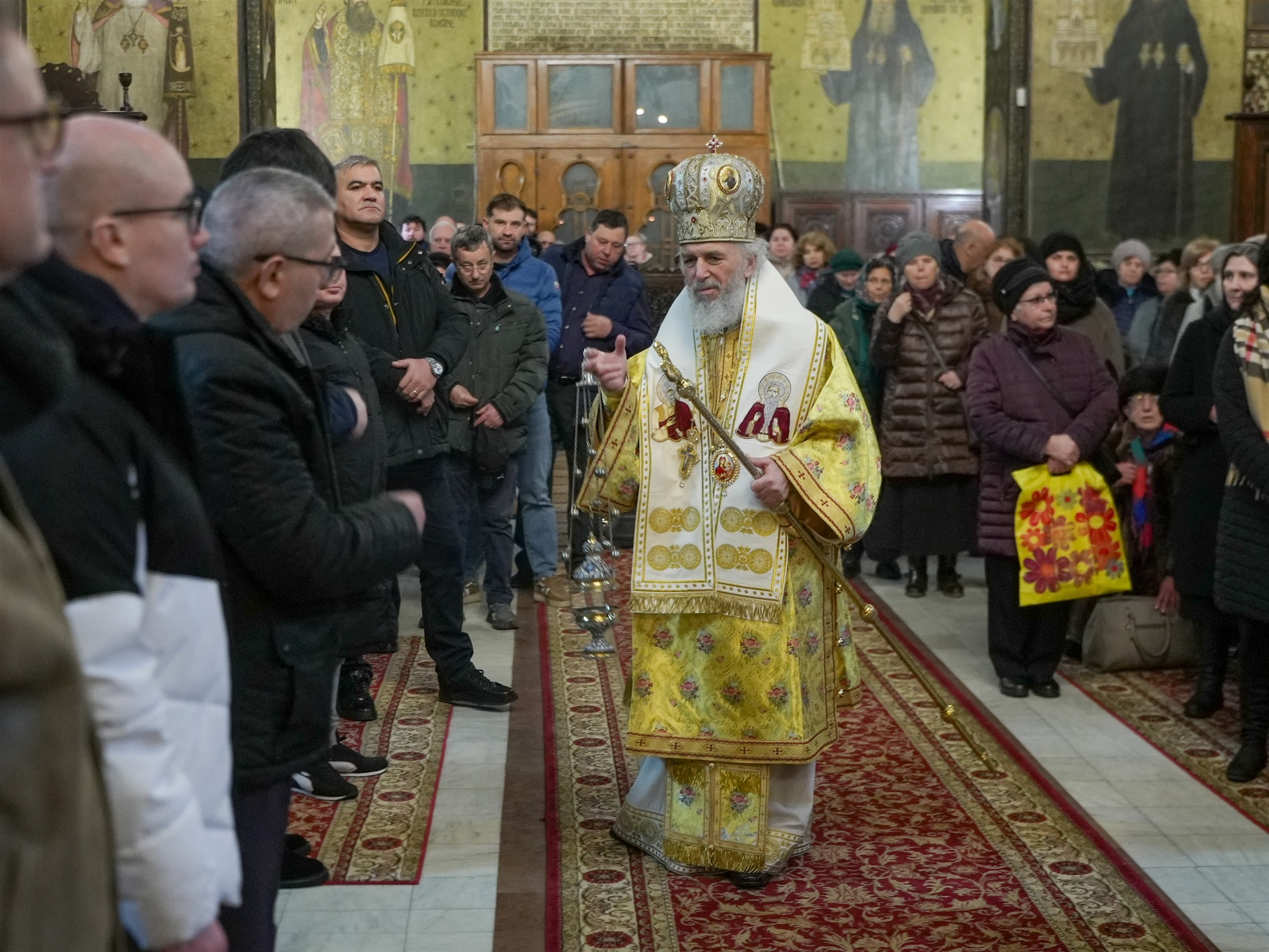 Slujire arhierească la Catedrala arhiepiscopală din Galaţi