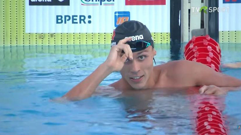 David Popovici, a doua medalie de aur la Roma