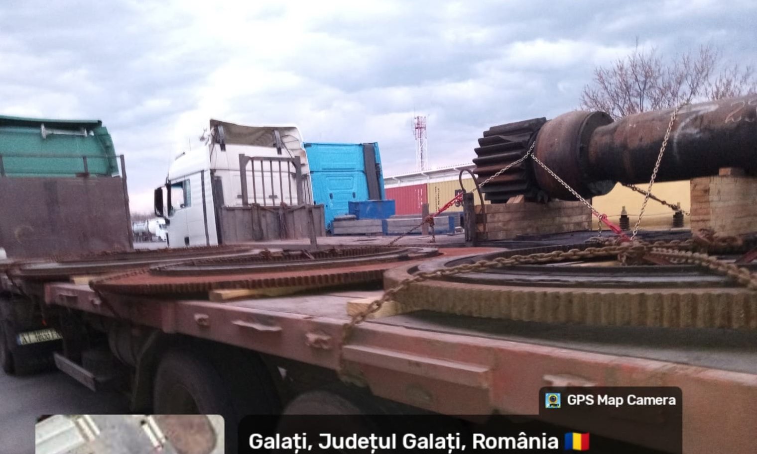 Fier vechi „deghizat” în utilaj industrial, pentru a fi introdus în România
