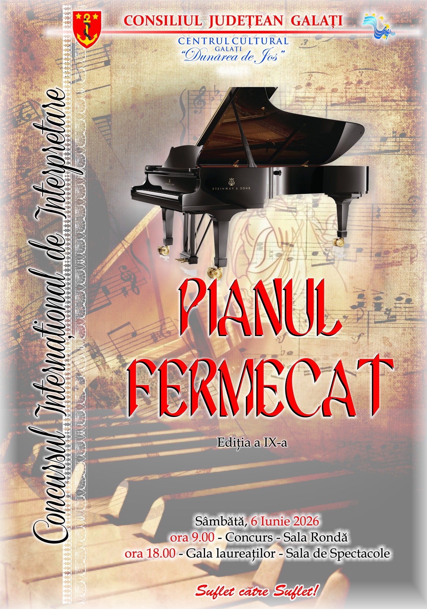 Înscrieri la Concursul „Pianul fermecat” - ediția a IX-a