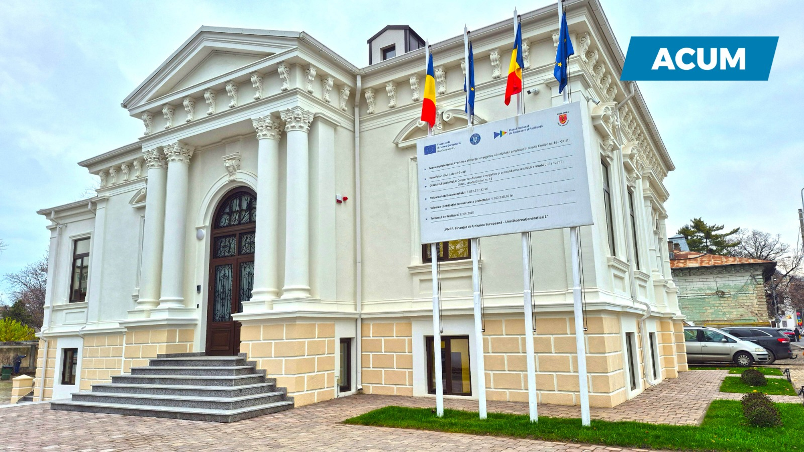 Monument istoric renovat pe strada Eroilor (FOTO)