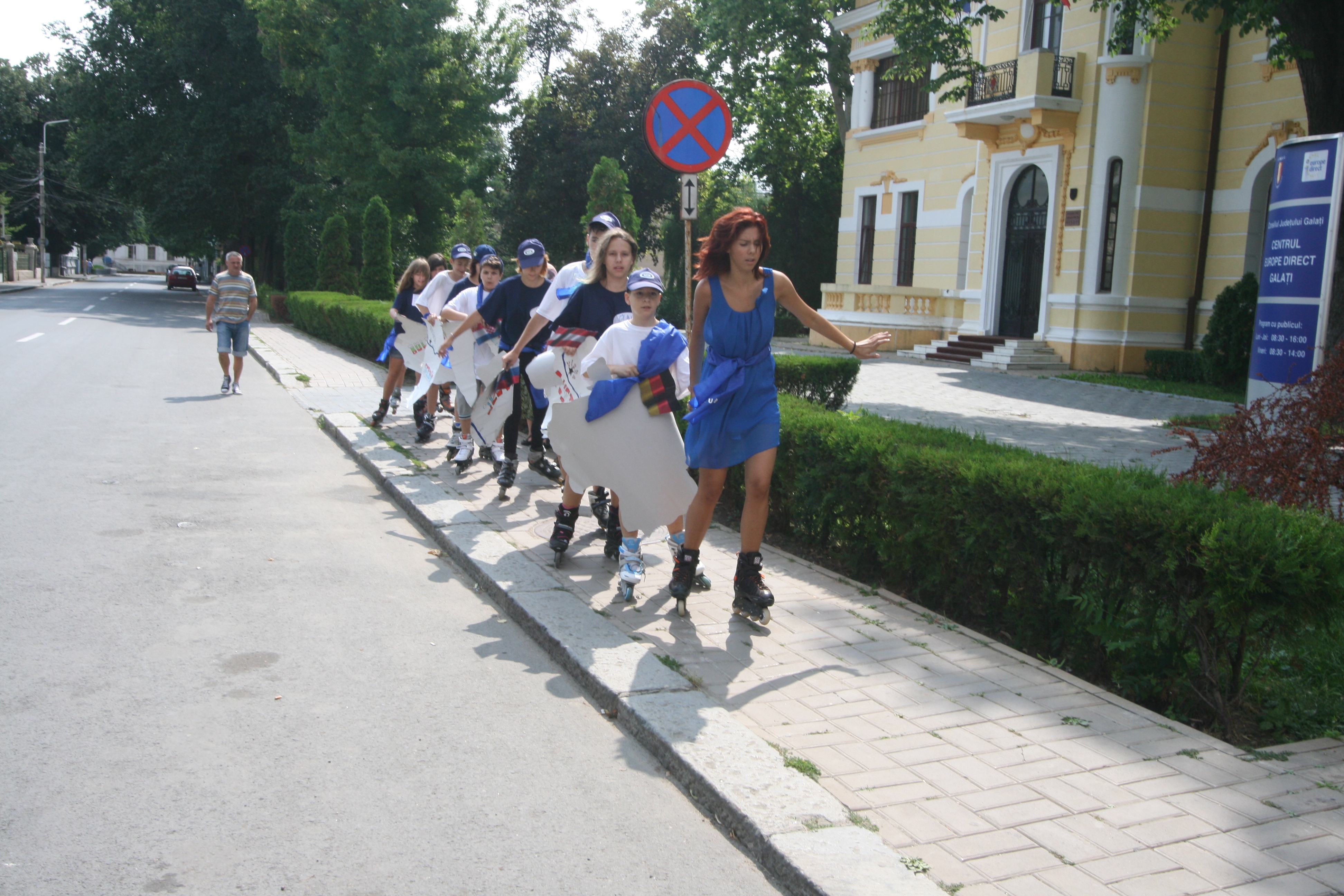 GALERIE FOTO / Astăzi Dunărea a curs de la Prefectură până în Parcul Eminescu
