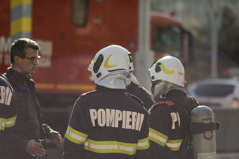 Incendiu la un liceu din Tulcea