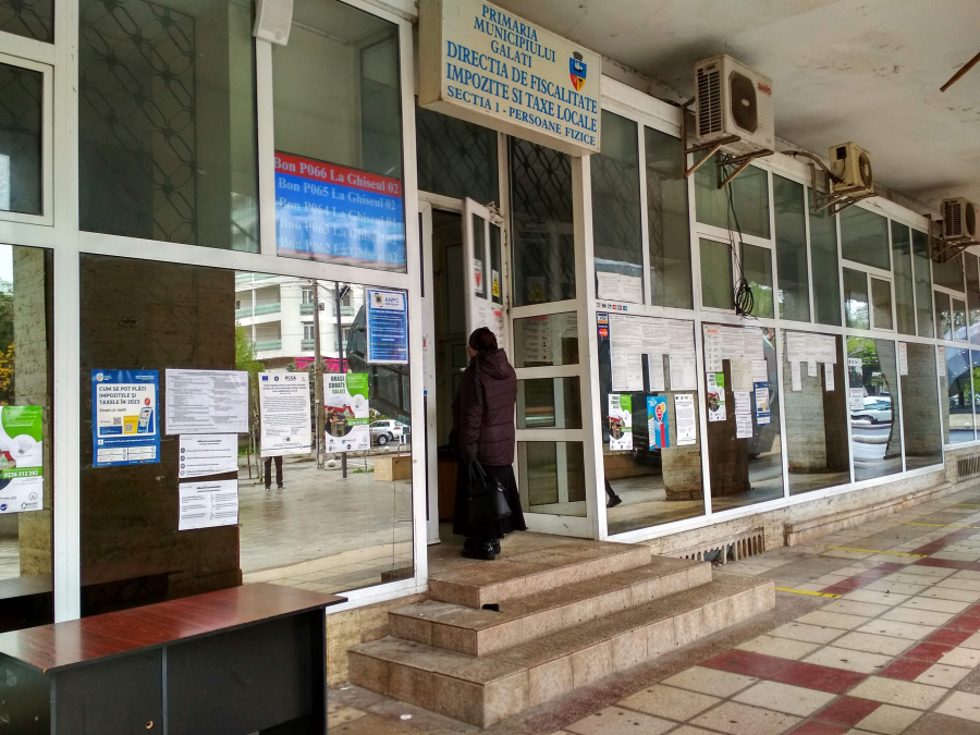 Activitate întreruptă la Direcţia de Impozite şi Taxe Locale