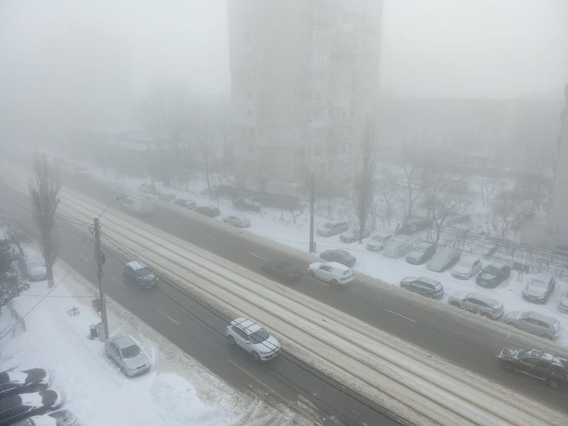 Cod galben de ceaţă, până la prânz