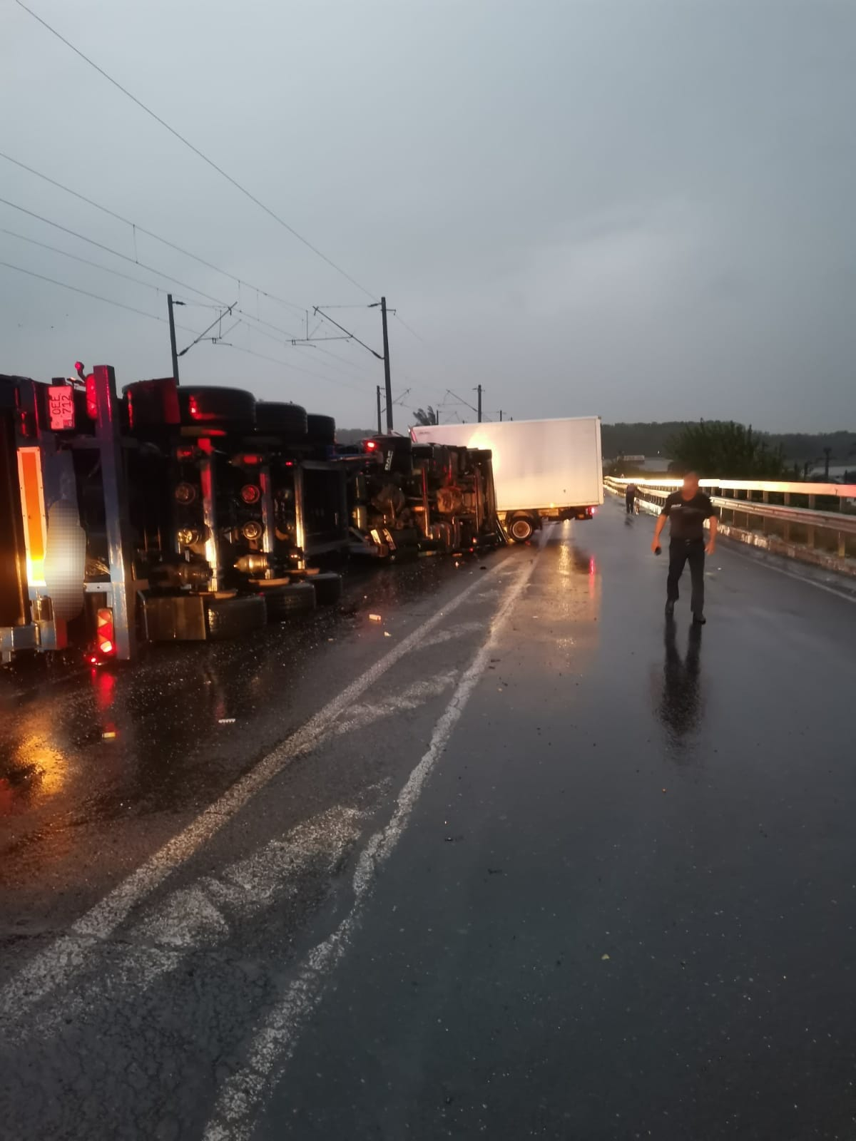 Pieton ucis pe drumul european, aproape de Tecuci