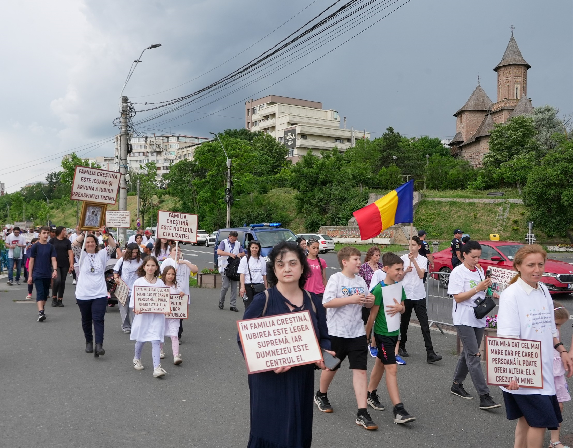 Marşul Familiei Creştine, pe străzile Galaţiului