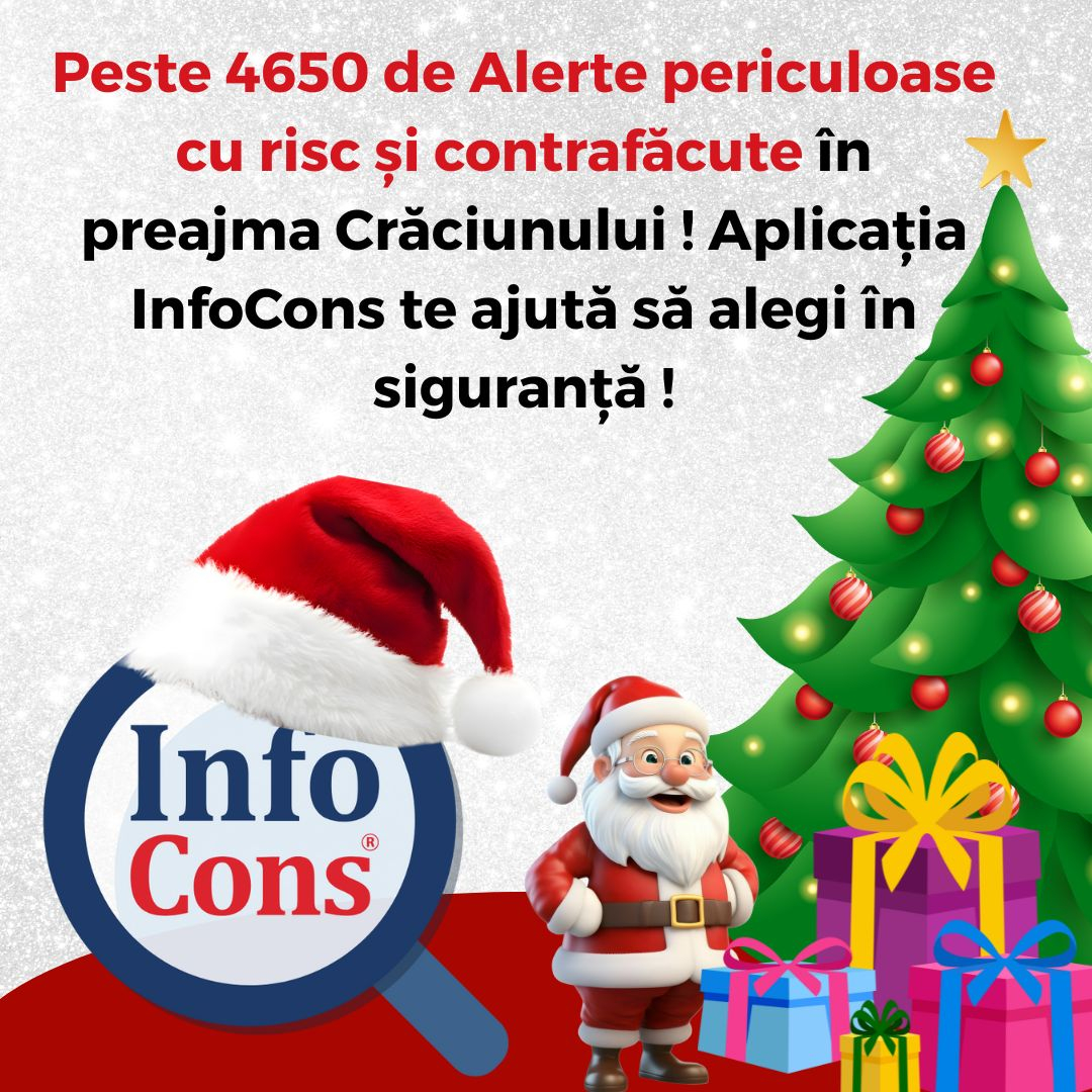 Peste 4.650 de alerte pentru produse periculoase, înainte de Crăciun