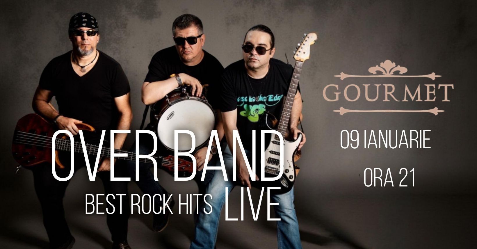 Concert de vineri seară cu Over Band