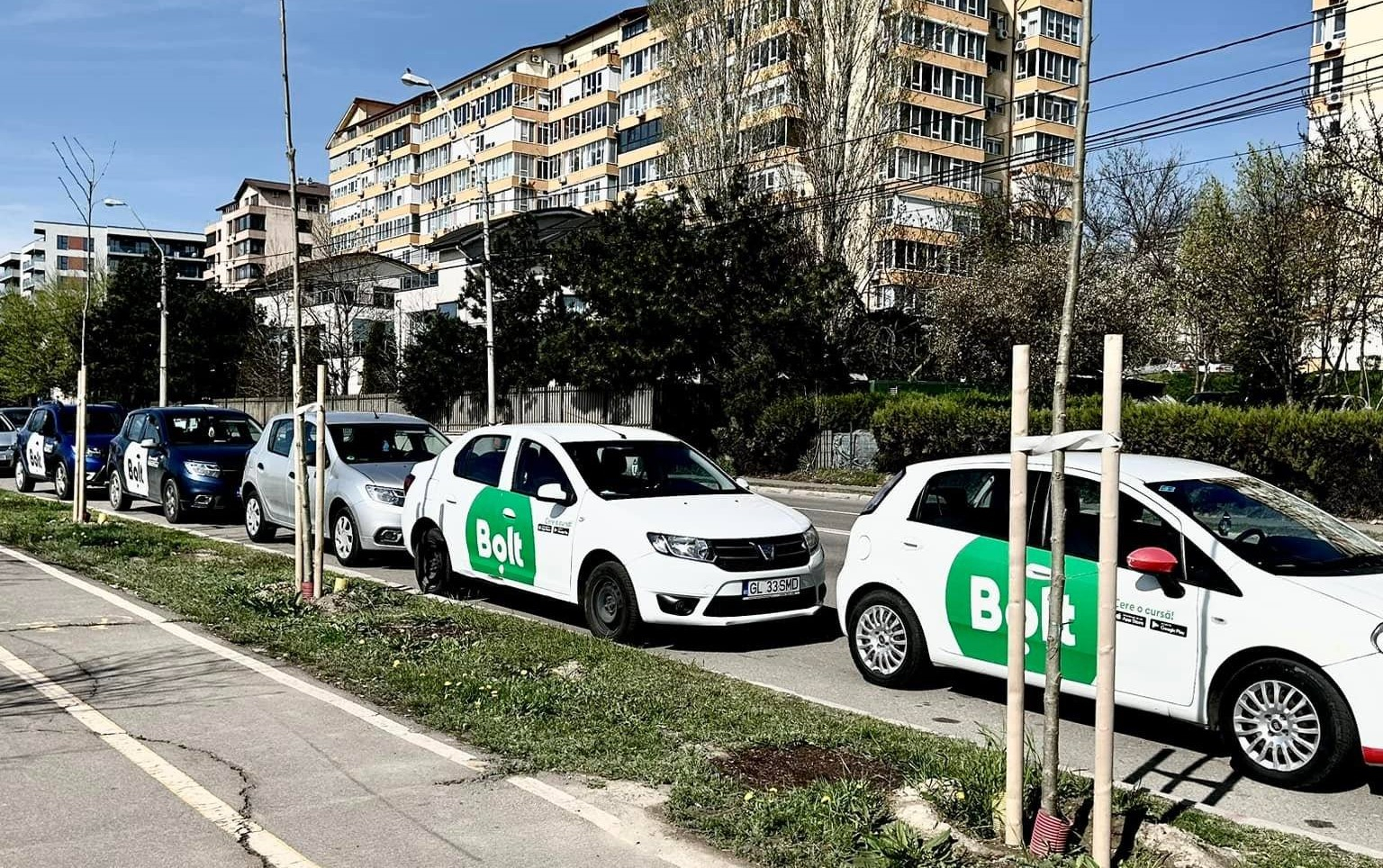 Protest al șoferilor de Uber și Bolt în Galați