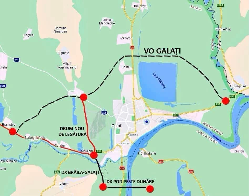 Investiție majoră pentru dezvoltarea Galațiului | Pas important pentru construirea Variantei Ocolitoare (Centura Mare), cel mai așteptat proiect de infrastructură din județul Galați