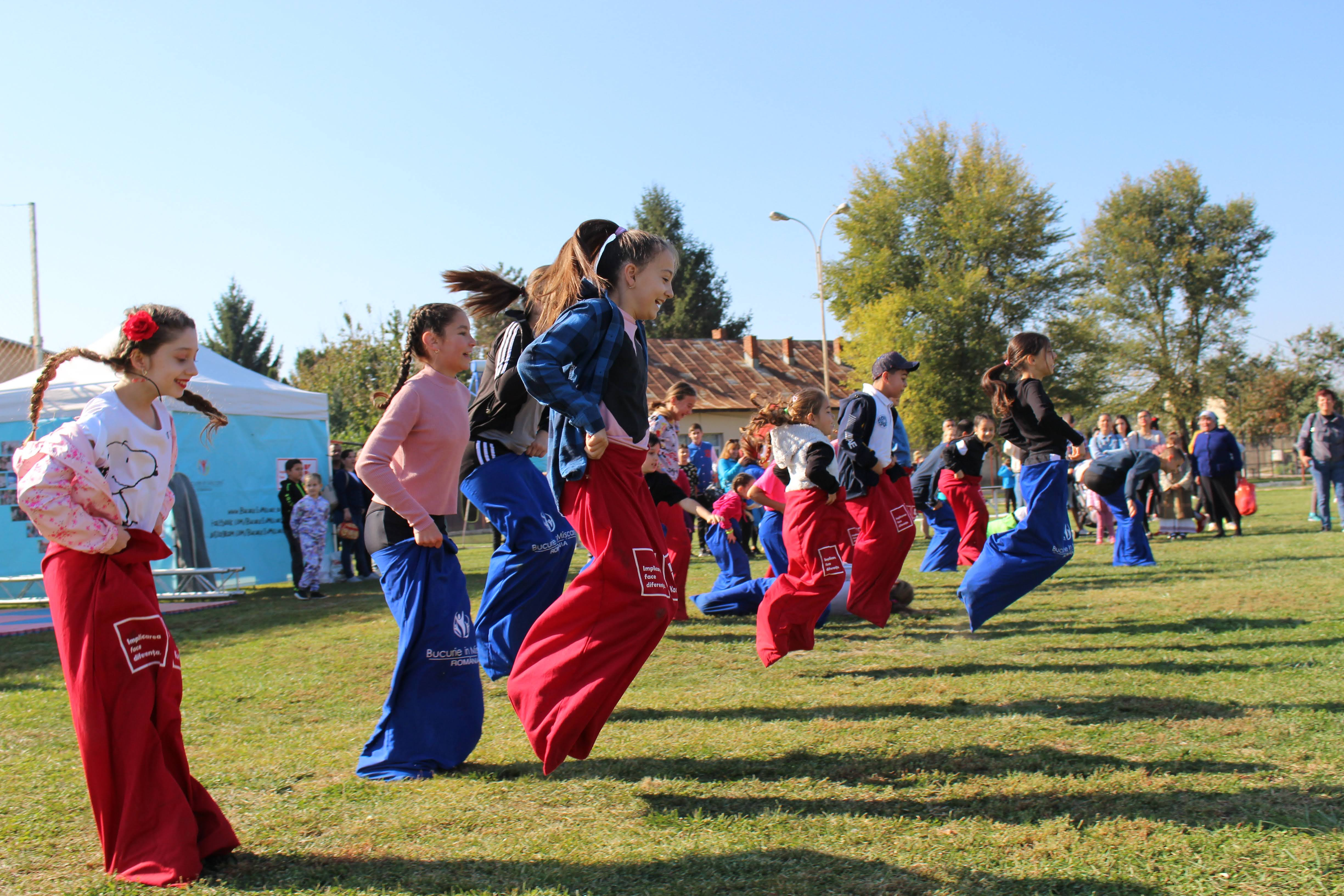 O comună gălăţeană, pe traseul celui mai amplu program de sport de masă din România