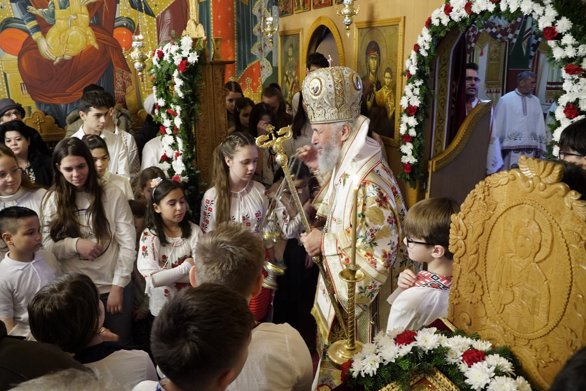 Hram la biserica din cartierul Micro 21