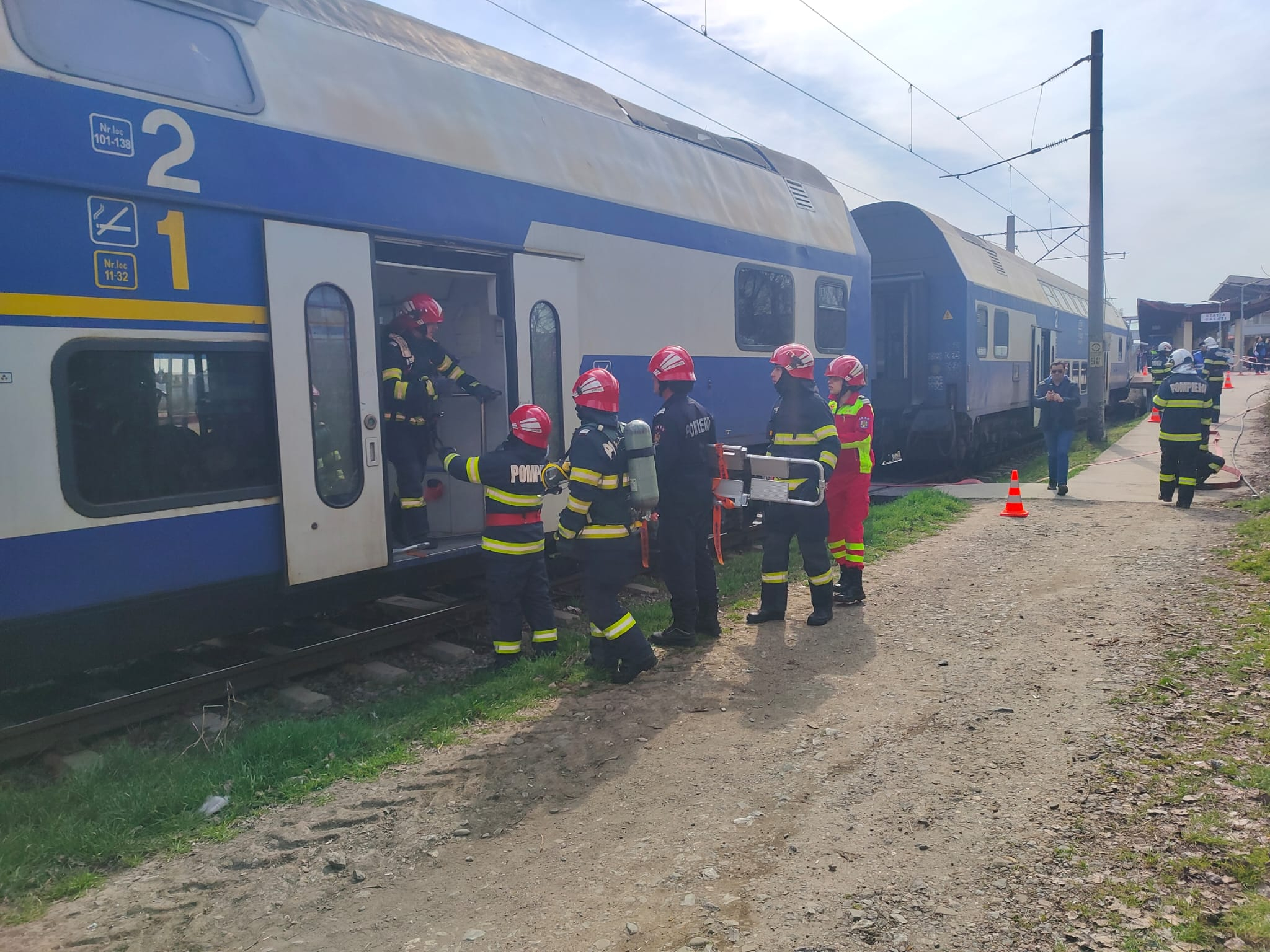 Copil de zece ani, electrocutat după ce a vrut un selfie pe vagon