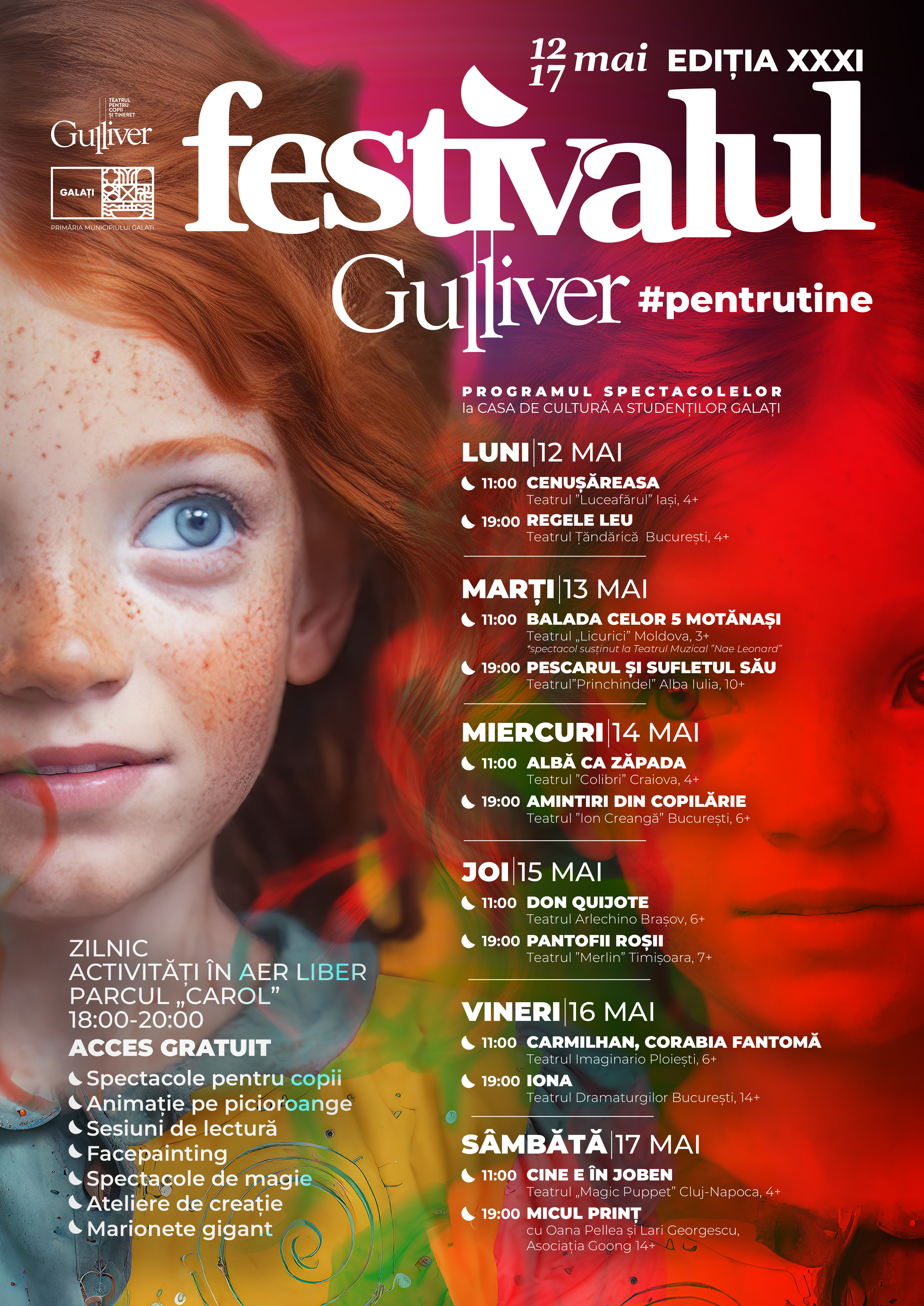 O săptămână de activități în aer liber, în cadrul Festivalului ”Gulliver”