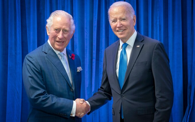 Joe Biden s-a întâlnit cu regele Charles al III-lea