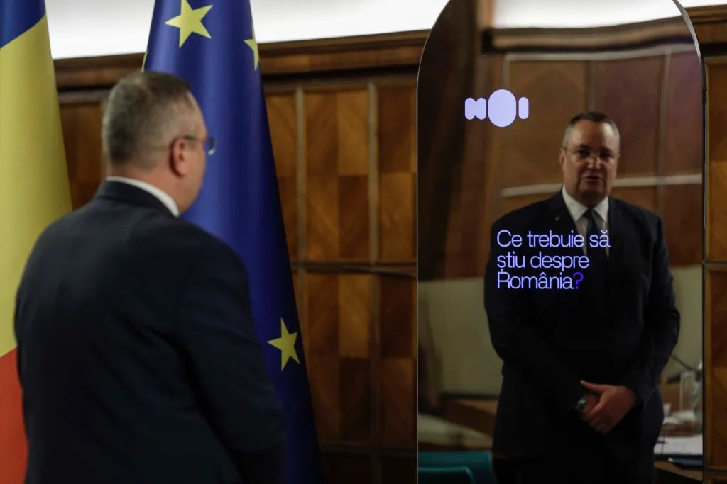 Robotul ION a dispărut odată cu Ciucă de la Palatul Victoria