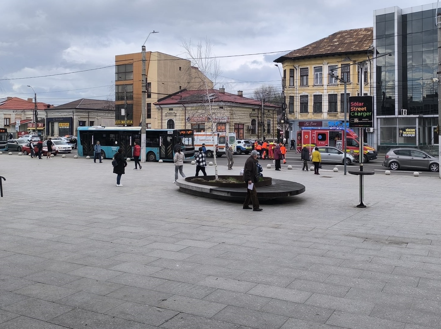UPDATE. Bărbat lovit de maşină în centrul oraşului