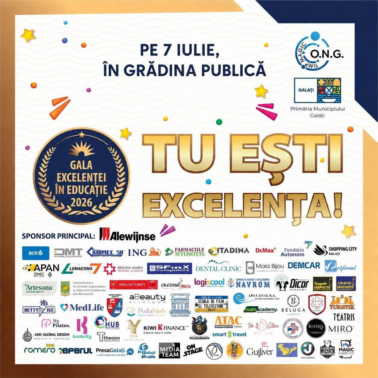 Gala Excelenței în Educație a fost reprogramată din cauza caniculei