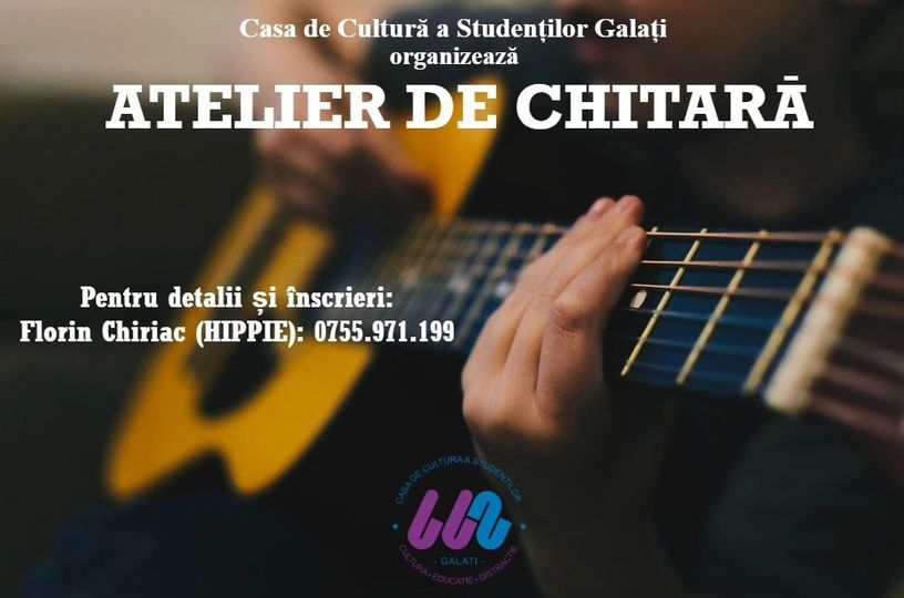 Cursuri gratuite de chitară pentru studenţi