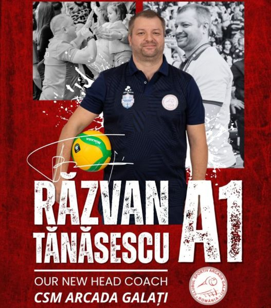 Din sportul gălățean. Cine este noul antrenor CSM Arcada